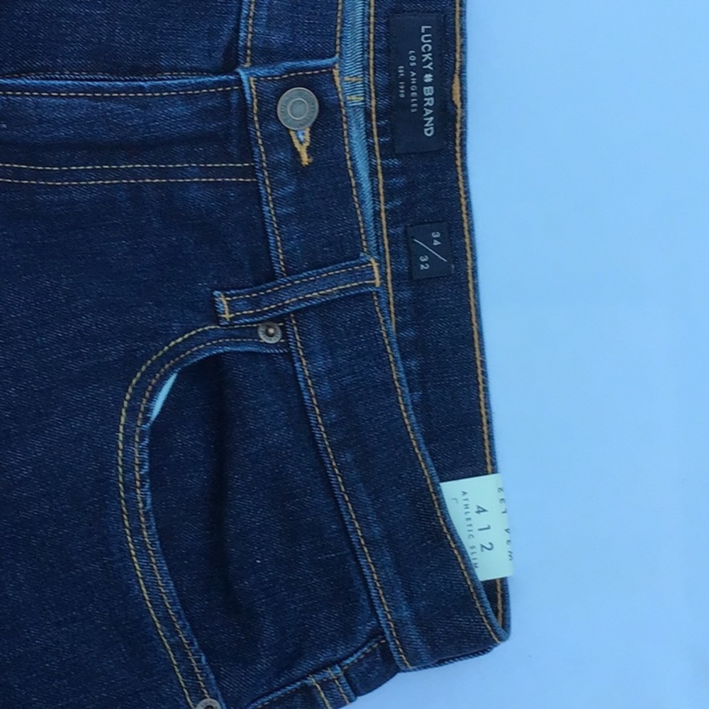 Lucky brand athletic slim 412 jeans, Dark blue, NWT